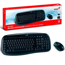 Беспроводная Клавиатура + Мышь KB-8000  USB/WRL GENIUS