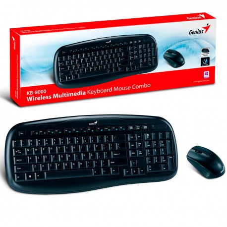 Беспроводная Клавиатура + Мышь KB-8000  USB/WRL GENIUS