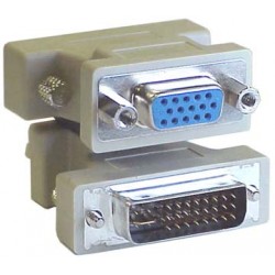 Adapteris DVI-I 24+5 pin uz VGA